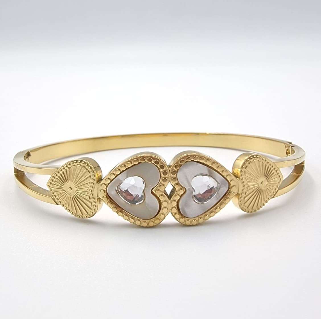 Twin Heart Radiance Bangle